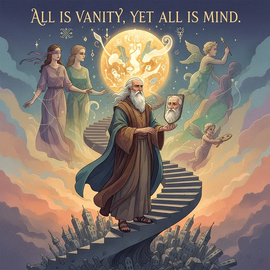 The Preacher is a mental posture that embodies the realisation that the world's 'vanity' is a fleeting illusion; it is understood as a projection created entirely by the inner state.