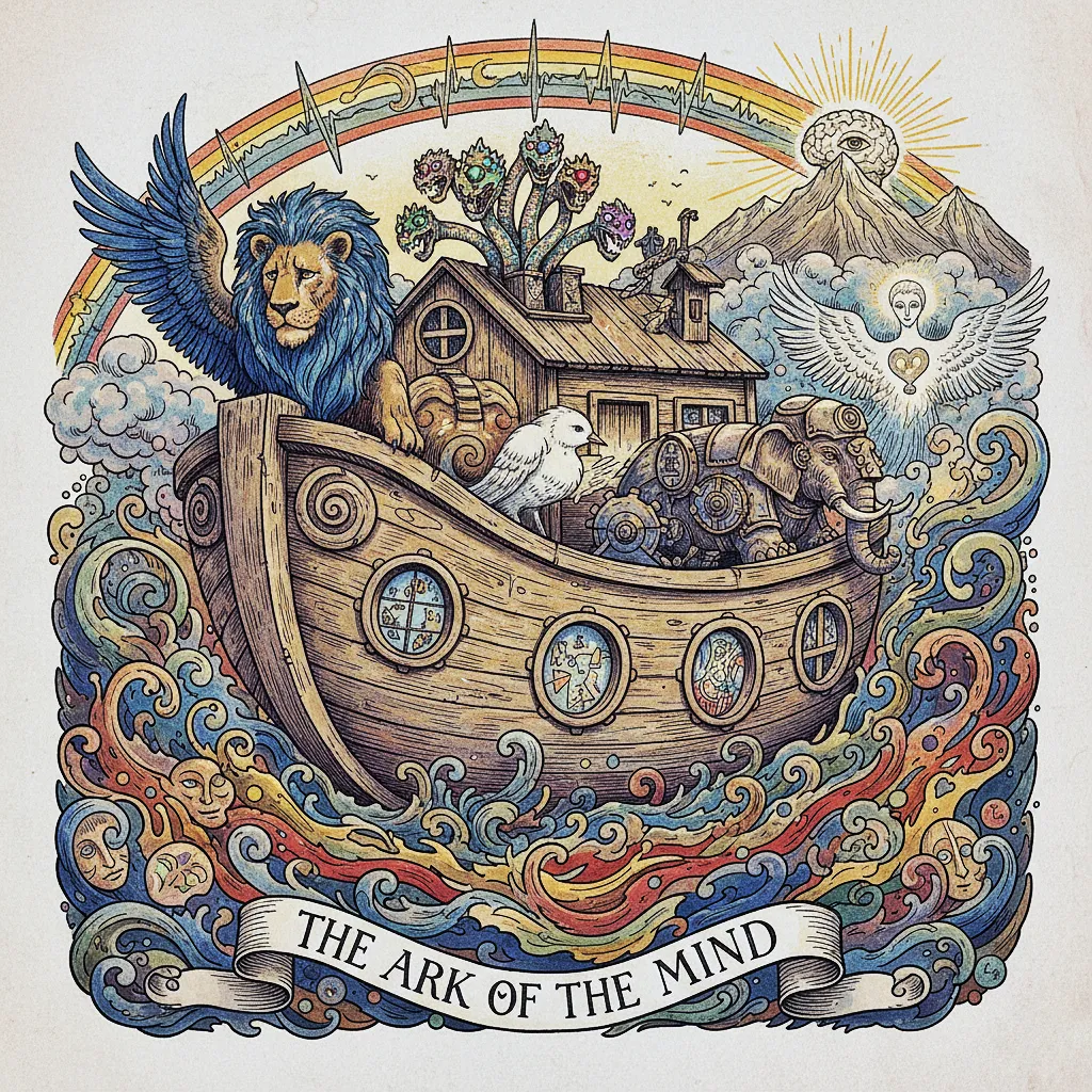 Knowers ark is your assumed state of consciousness, resting on feeling in your mind. On the ark, the animals—male and female, thoughts and moods—begin to pair, showing the ‘I AM’ and feeling coming together as one