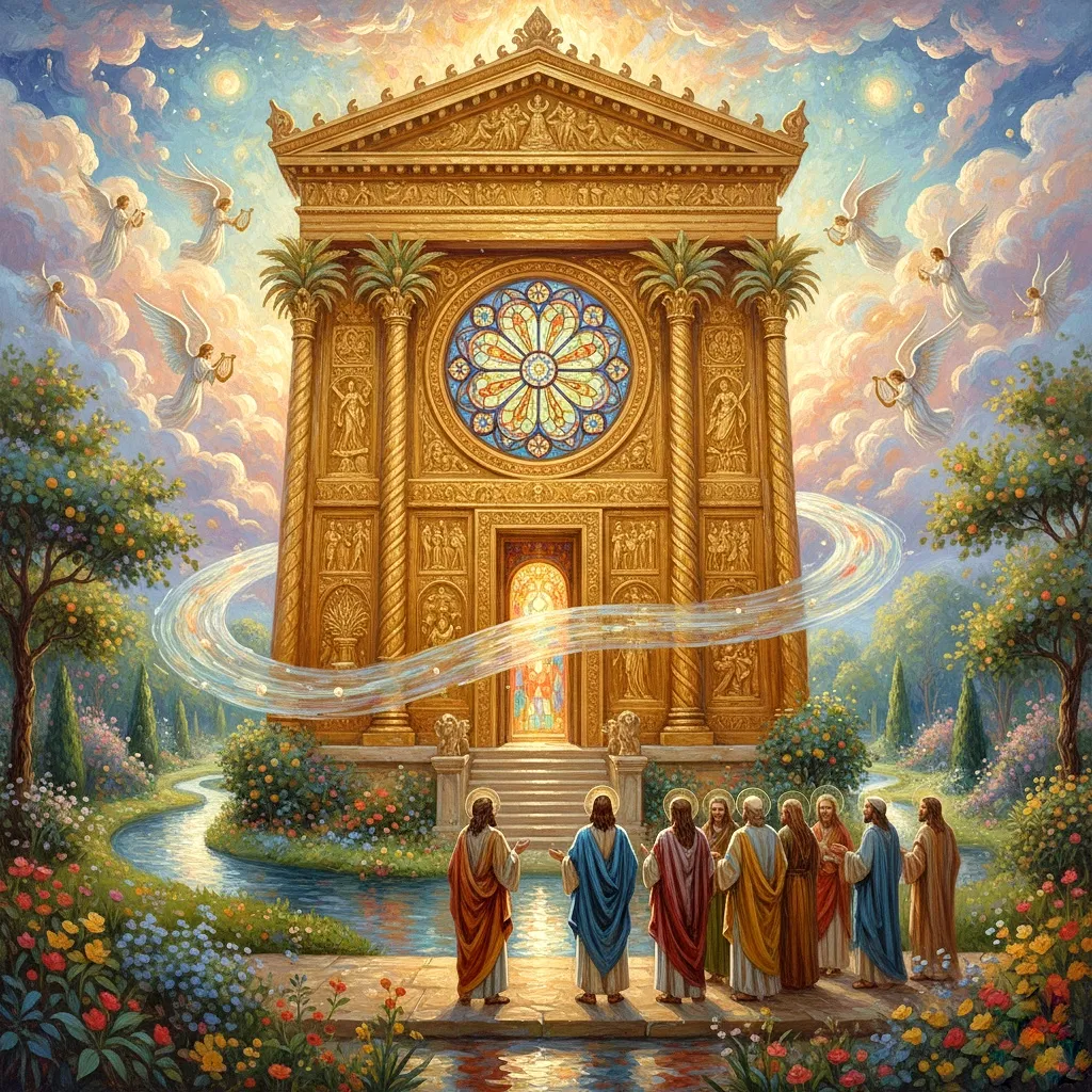 The wind and breath in Scripture represents transient nature of thought and imagination as it takes forms and dissipates through consciousness.
Solomon's Temple represents the head as the house now raised to a temple through a carefully and exaltedly constructed I AM